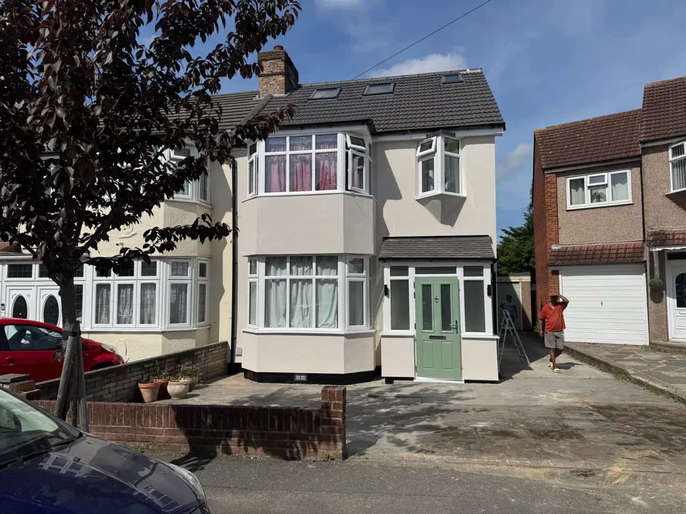From the archive: semi detached frontage