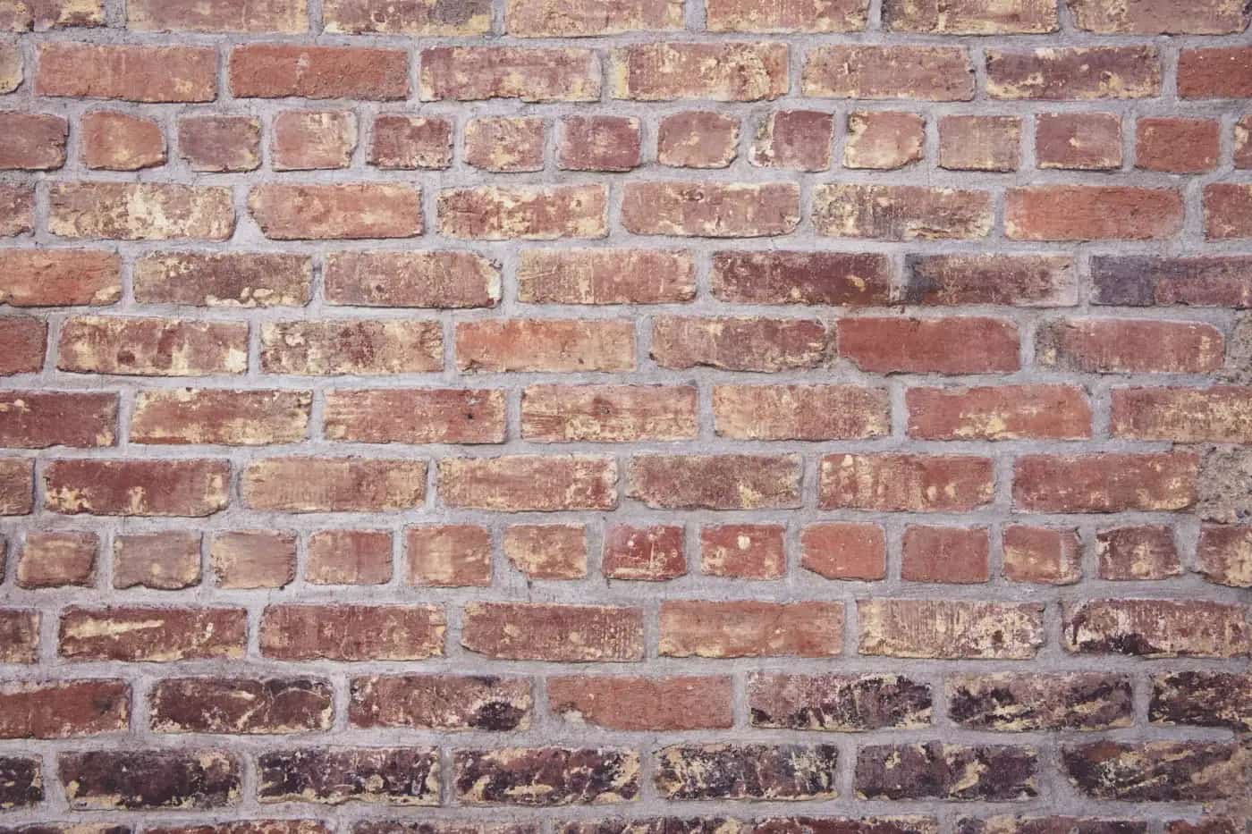 London stock brick laid in lime mortar